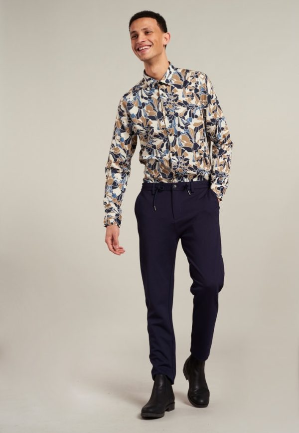 DSTREZZED SHIRT, FLOWER PRINT