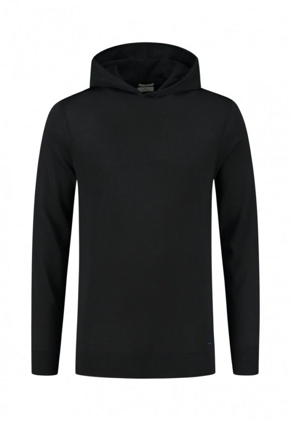 DSTREZZED KNITWEAR, HOODY MERINO WOOL
