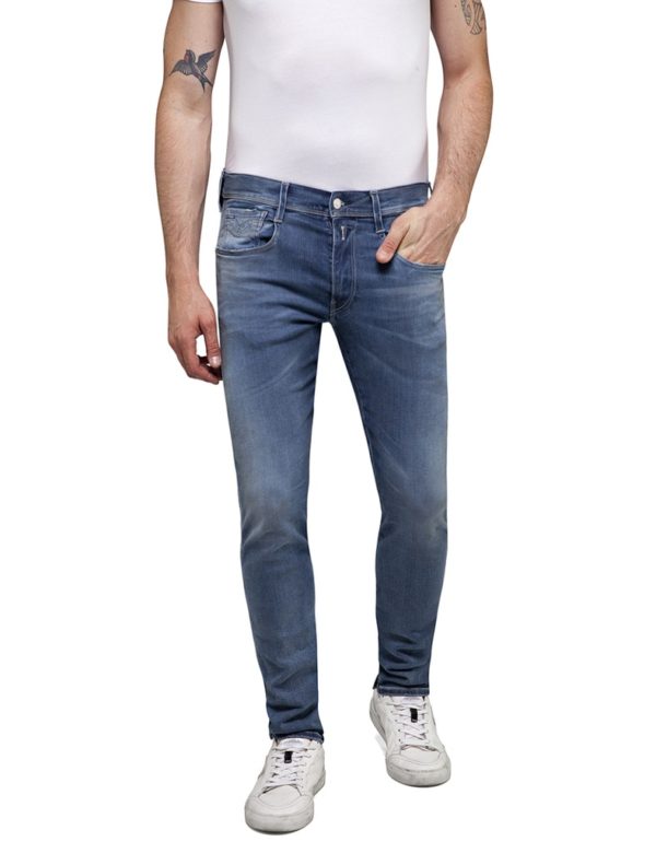 REPLAY JEANS, SLIM FIT HYPERFLEX ANBASS - Afbeelding 3