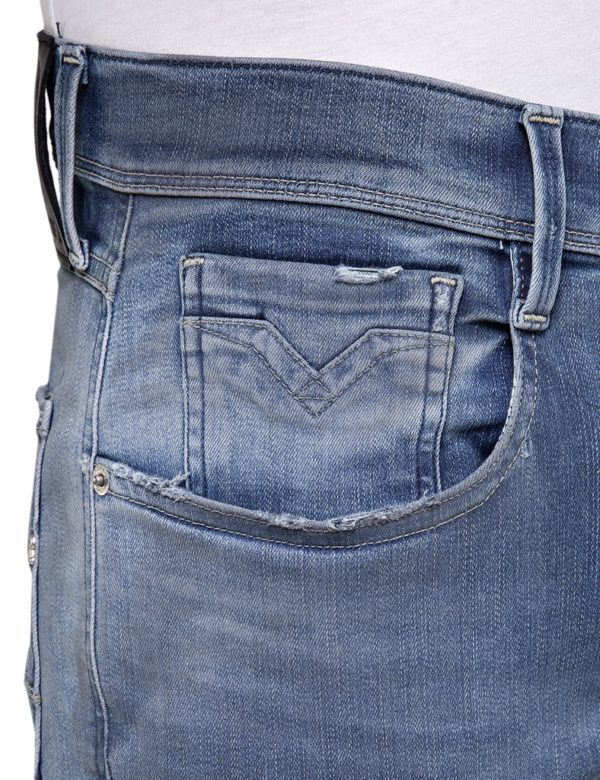 REPLAY JEANS, SLIM FIT HYPERFLEX ANBASS - Afbeelding 8