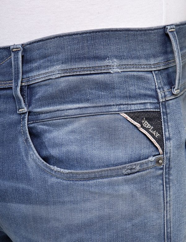 REPLAY JEANS, SLIM FIT HYPERFLEX ANBASS - Afbeelding 9