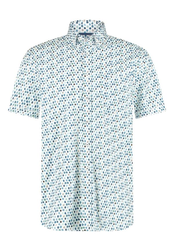STATE OF ART SHIRT, SS PRINTED POPLIN - Afbeelding 4