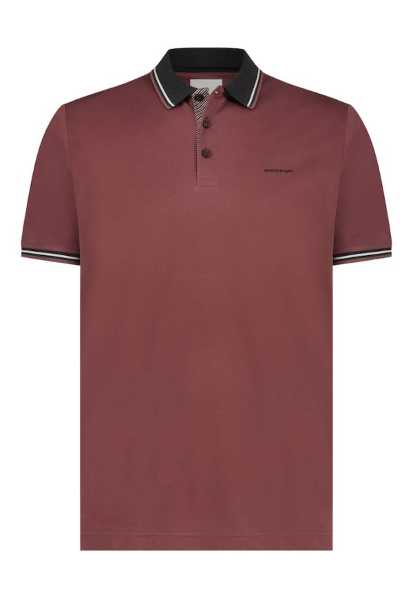 STATE OF ART POLO, SS PIQUE PLAIN - MERCERIZED - Afbeelding 4