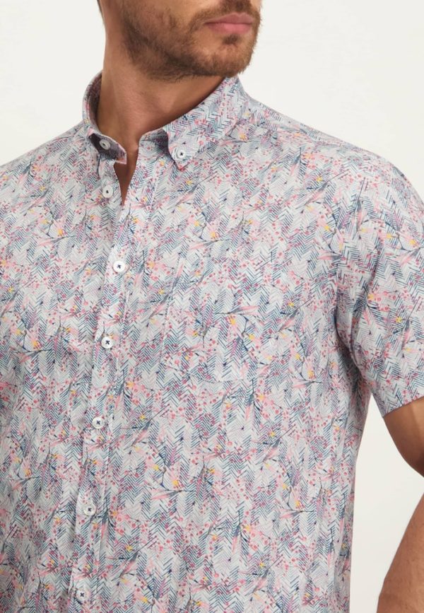 STATE OF ART SHIRT, PRINTED POPLIN - Afbeelding 3