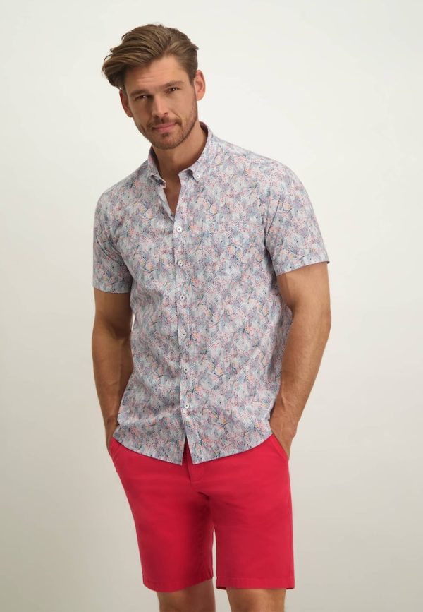 STATE OF ART SHIRT, PRINTED POPLIN