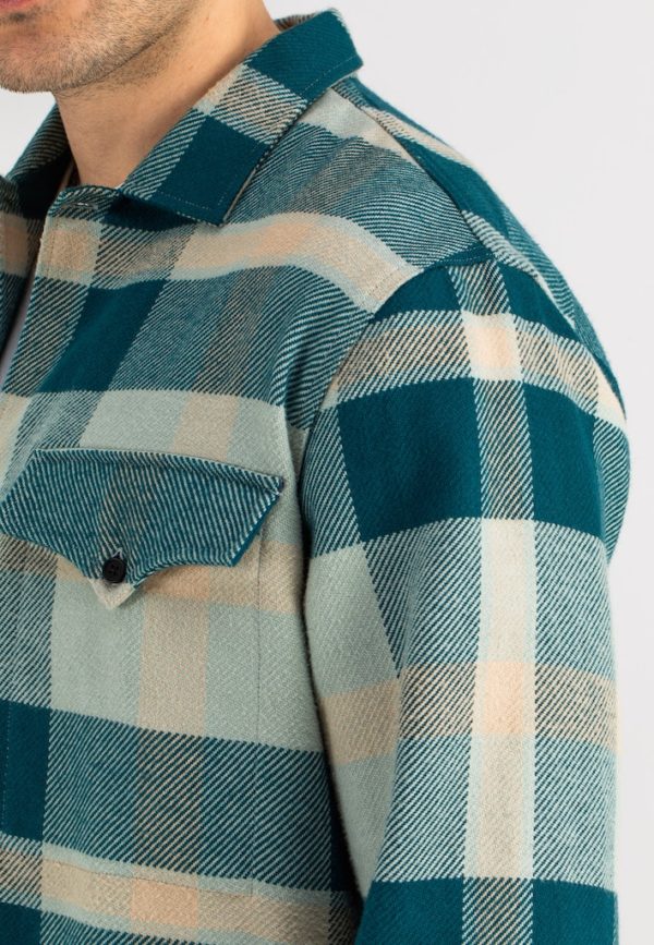 BUTCHER OF BLUE SHIRT, MARVIN ZIP OVERSHIRT - Afbeelding 2