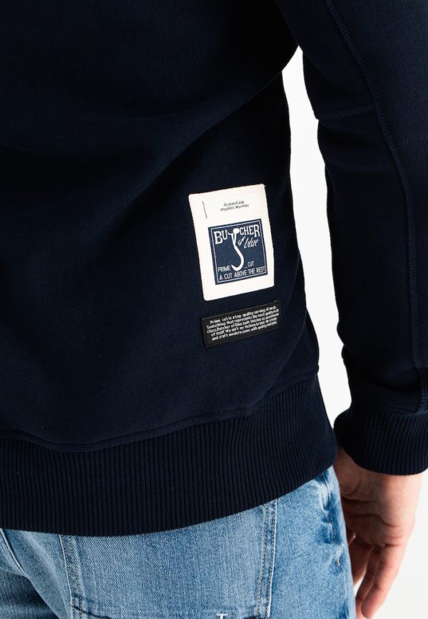 BUTCHER OF BLUE SWEATER, PALMER HALF ZIP - Afbeelding 5