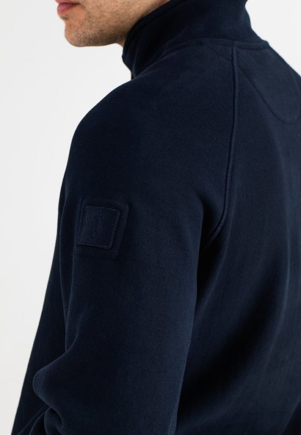 BUTCHER OF BLUE SWEATER, PALMER HALF ZIP - Afbeelding 4
