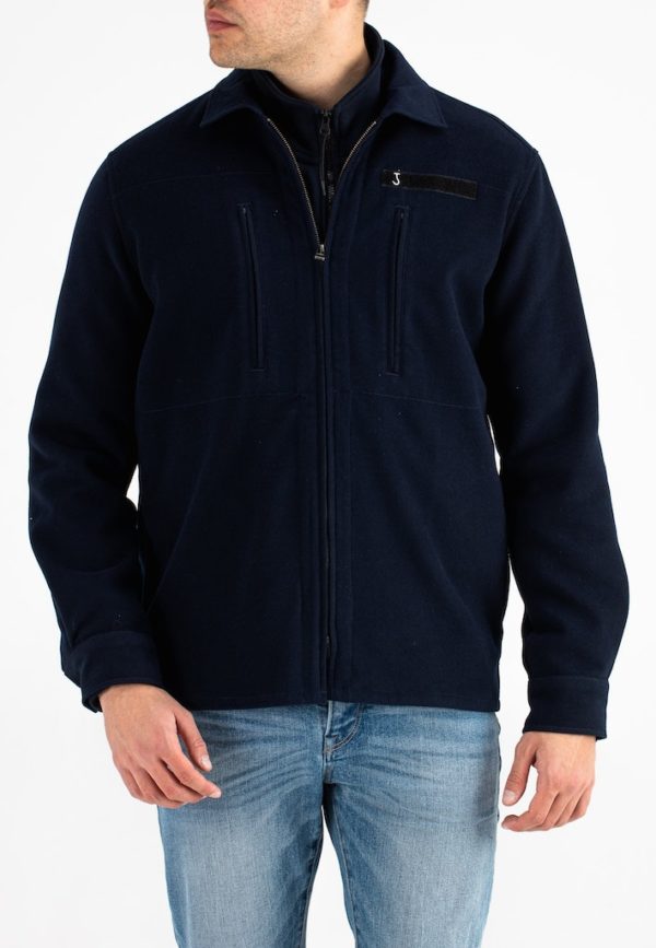 BUTCHER OF BLUE SHIRT, ANDOR ZIP OVERSHIRT