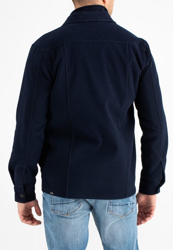 BUTCHER OF BLUE SHIRT, ANDOR ZIP OVERSHIRT - Afbeelding 2