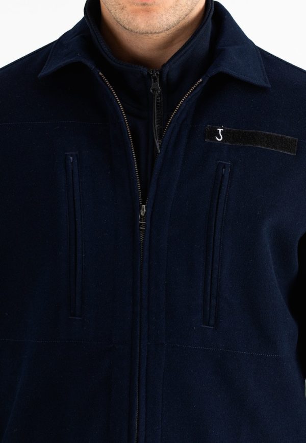 BUTCHER OF BLUE SHIRT, ANDOR ZIP OVERSHIRT - Afbeelding 5