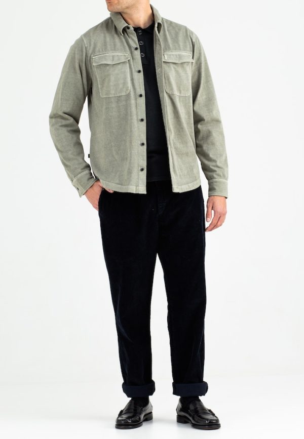 BUTCHER OF BLUE SHIRT, FINN POCKET JERSEY SHIRT - Afbeelding 3