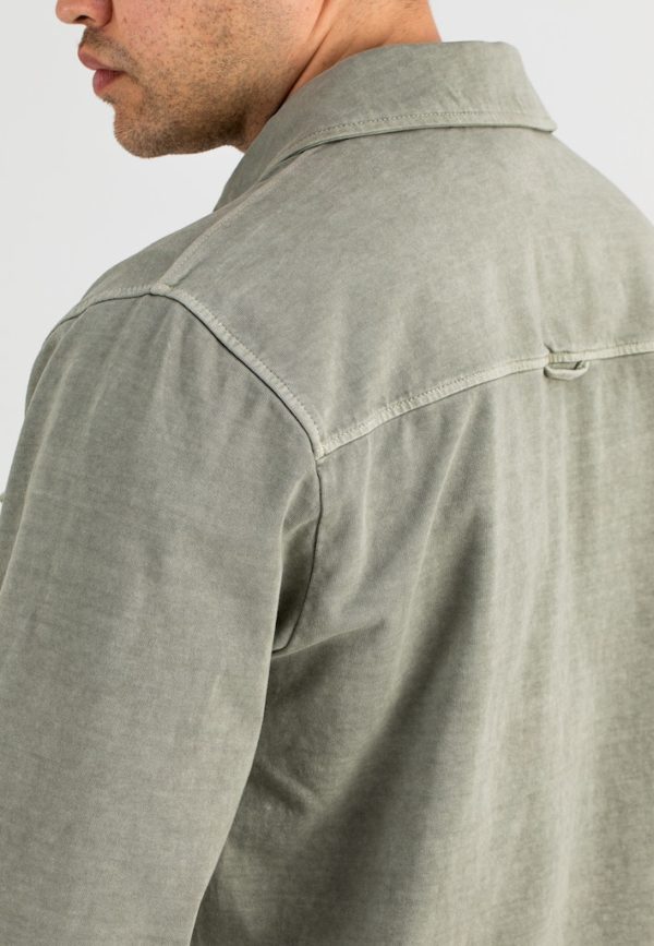 BUTCHER OF BLUE SHIRT, FINN POCKET JERSEY SHIRT - Afbeelding 5