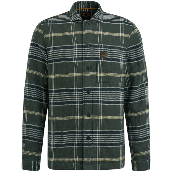PME-Legend SHIRT, LONGSLEEVE OVERSHIRT COTTON MATT WEAVE