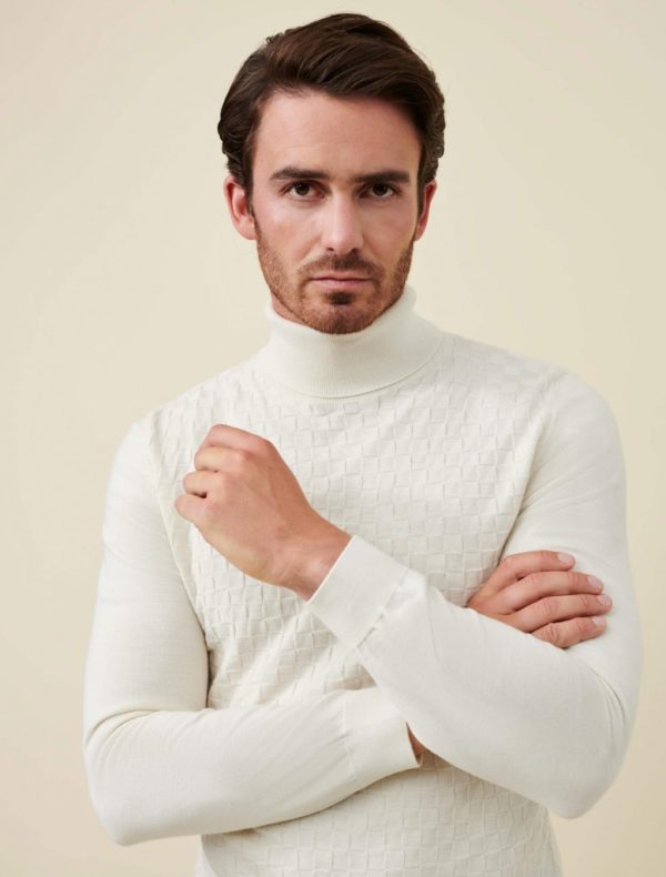 CAVALLARO KNITWEAR, SIVANO ROLL NECK PULLOVER