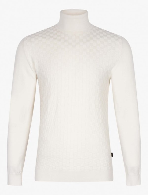CAVALLARO KNITWEAR, SIVANO ROLL NECK PULLOVER - Afbeelding 6