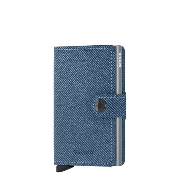 SECRID WALLET, MINIWALLET TWIST JEANS BLUE
