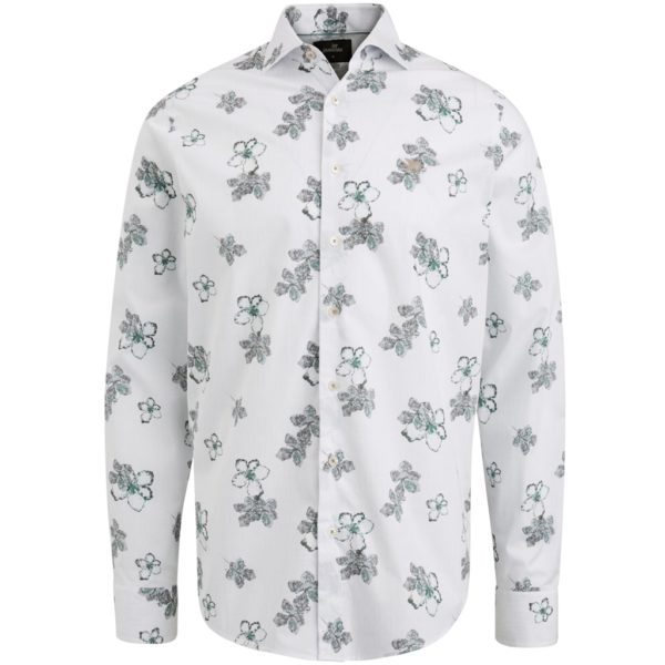 VANGUARD SHIRT, PRINT ON FINE POPLIN STRETCH