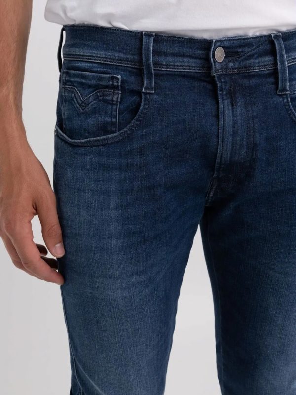 REPLAY JEANS, SLIM FIT HYPERFLEX ANBASS - Afbeelding 4
