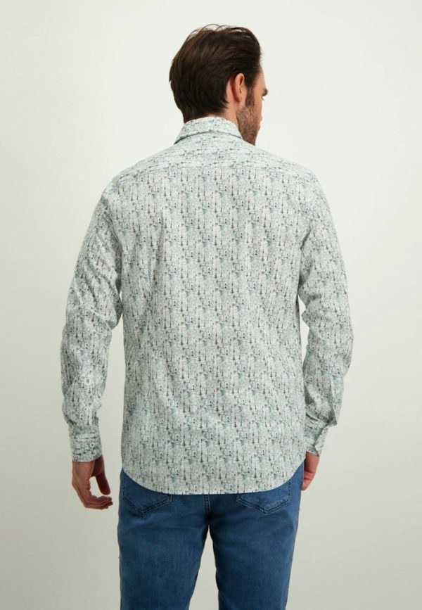 STATE OF ART SHIRT, PRINTED POPLIN - Afbeelding 4