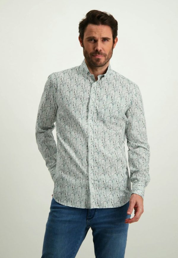 STATE OF ART SHIRT, PRINTED POPLIN