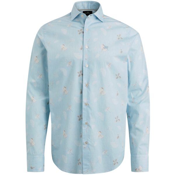 VANGUARD SHIRT, PRINT ON FINE POPLIN STRETCH