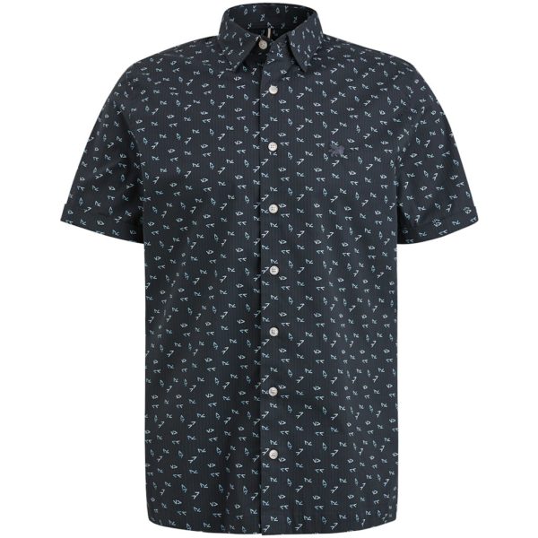 VANGUARD SHIRT, SHORT SLEEVE PRINTED ON POPLIN