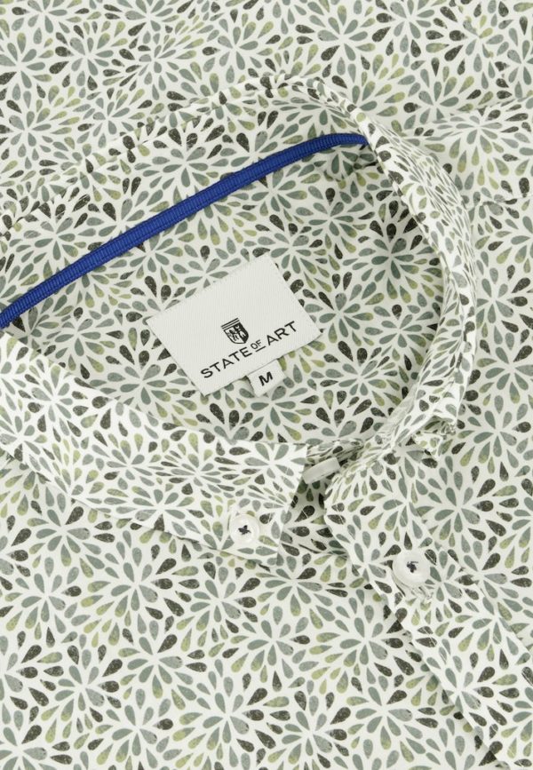STATE OF ART SHIRT, PRINT POPLIN SS - Afbeelding 4