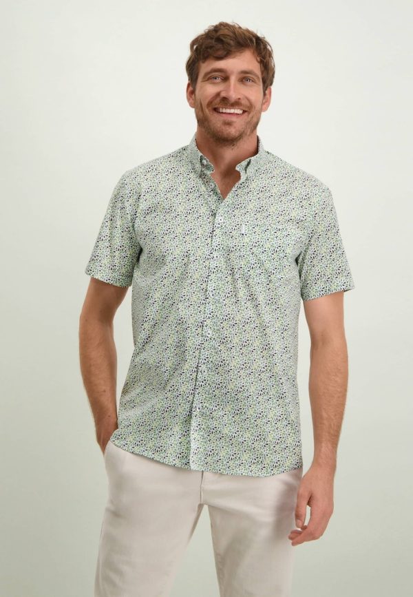 STATE OF ART SHIRT, PRINT POPLIN SS