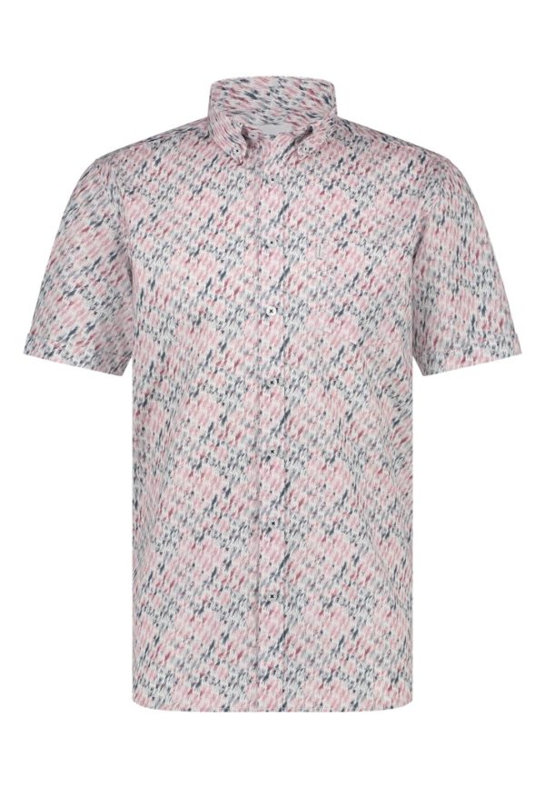 STATE OF ART SHIRT, PRINTED POPLIN - Afbeelding 4