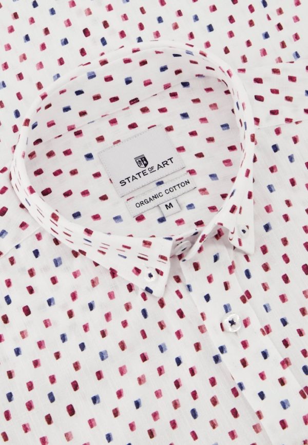 STATE OF ART SHIRT, PRINT STRUCTURE SS - Afbeelding 2