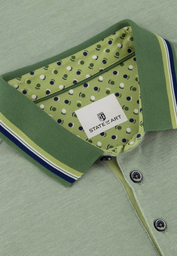 STATE OF ART POLO, PIQUE SS - Afbeelding 4