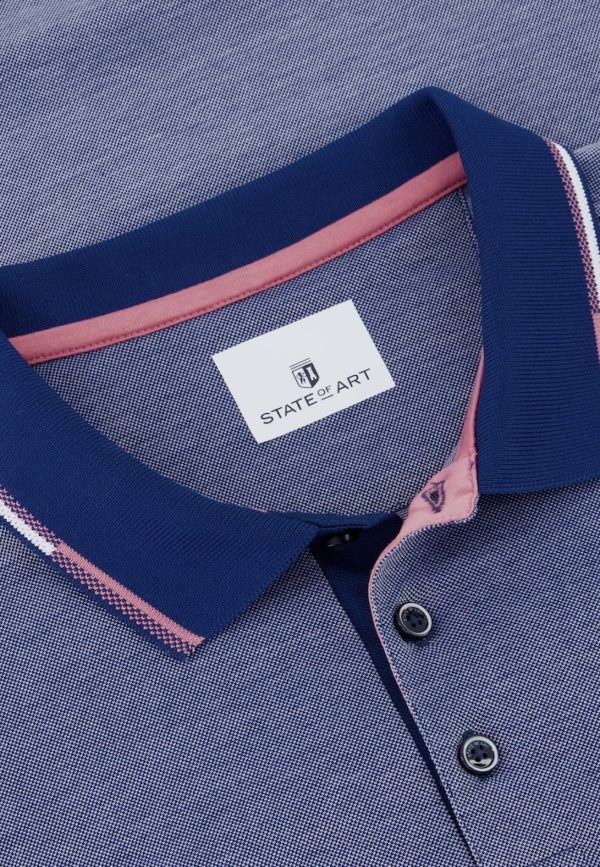 STATE OF ART POLO, PIQUE SS - Afbeelding 4