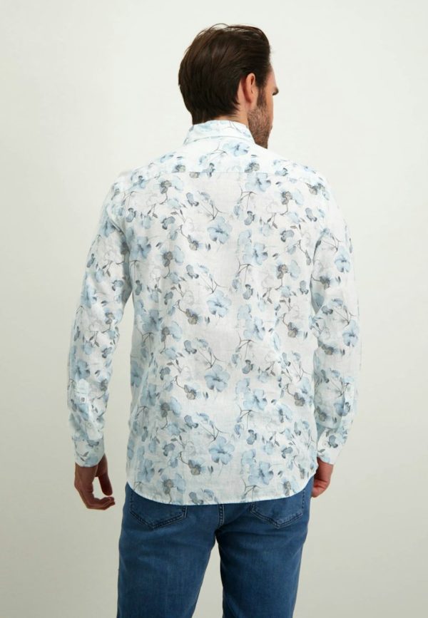 STATE OF ART SHIRT, PRINTED LINEN - Afbeelding 2