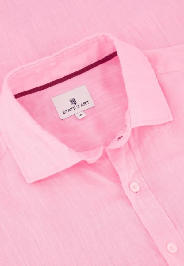 STATE OF ART SHIRT, PLAIN LINNEN - Afbeelding 4