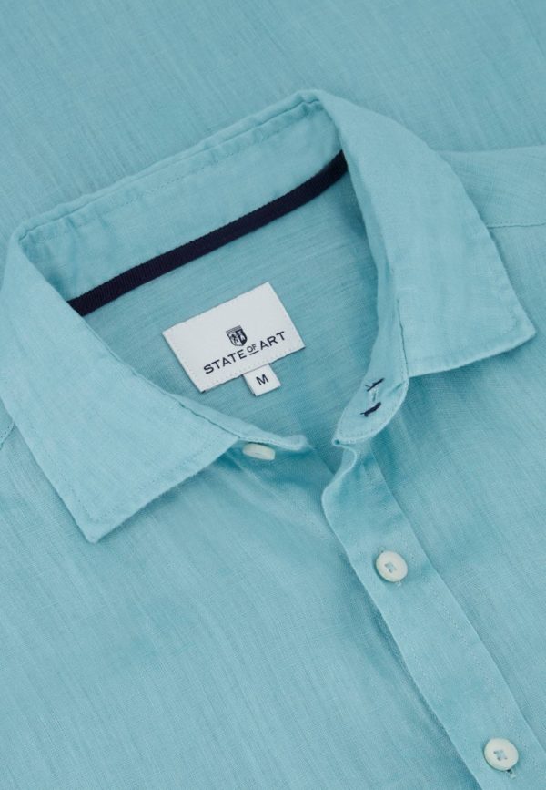 STATE OF ART SHIRT, PLAIN LINNEN - Afbeelding 4