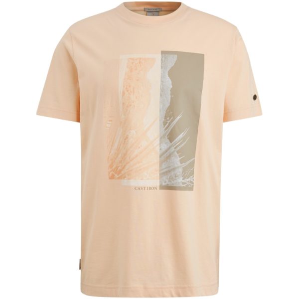 CAST IRON T-SHIRT, REGULAR FIT SINGLE JERSEY