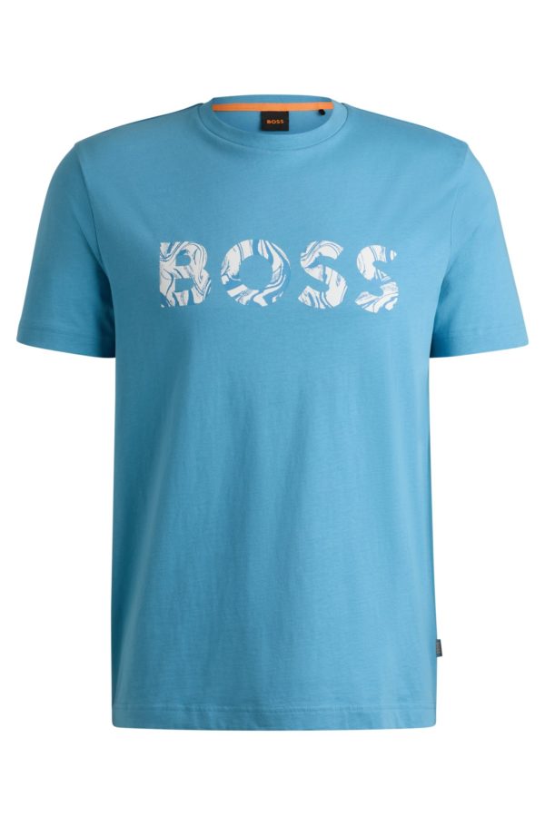 HUGO BOSS ORANGE T-SHIRT, TE_BOSSOCEAN