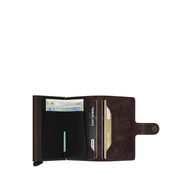 SECRID WALLET, MINIWALLET VINTAGE CHOCOLATE - Afbeelding 2