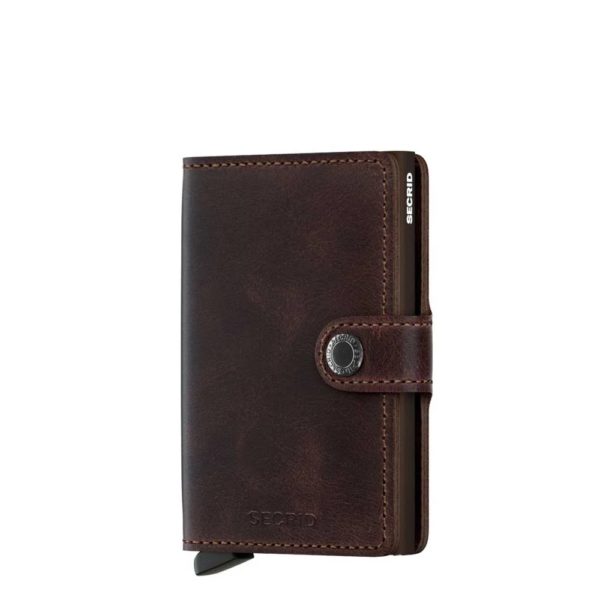 SECRID WALLET, MINIWALLET VINTAGE CHOCOLATE