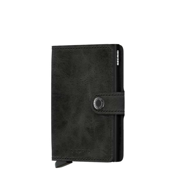SECRID WALLET, MINIWALLET VINTAGE BLACK