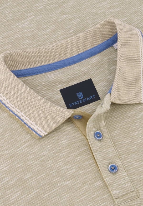 STATE OF ART POLO, SS PIQUE - Afbeelding 3