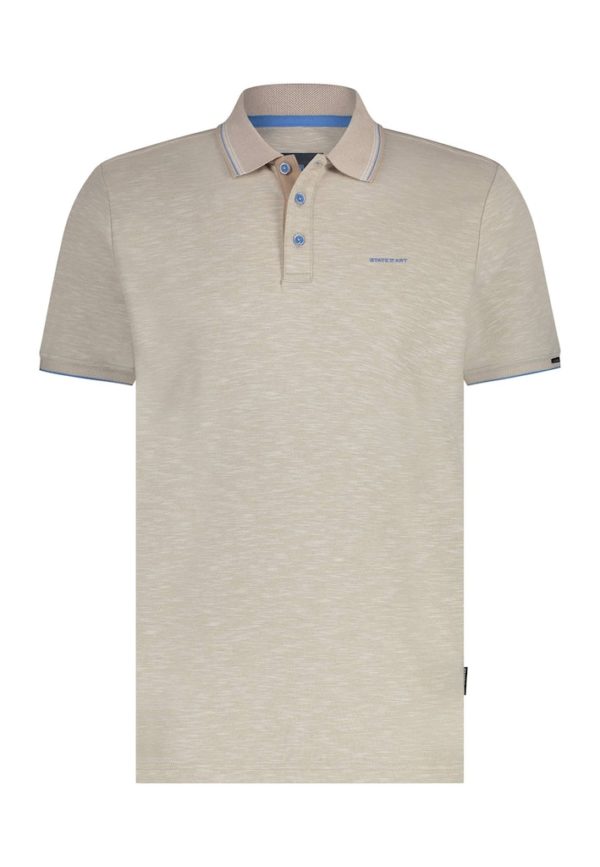 STATE OF ART POLO, SS PIQUE - Afbeelding 4