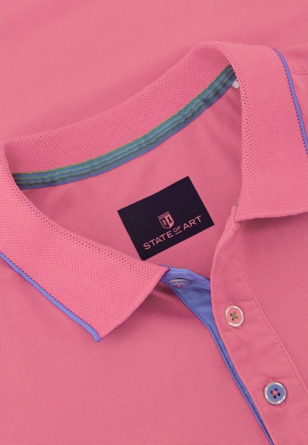 STATE OF ART POLO, PIQUE SS - Afbeelding 3