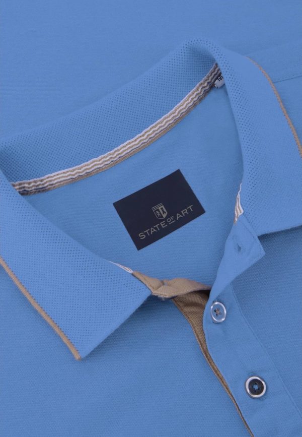 STATE OF ART POLO, PIQUE SS - Afbeelding 4