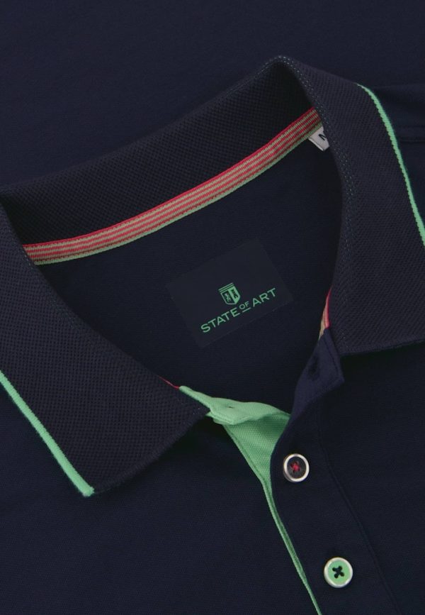 STATE OF ART POLO, PIQUE SS - Afbeelding 3