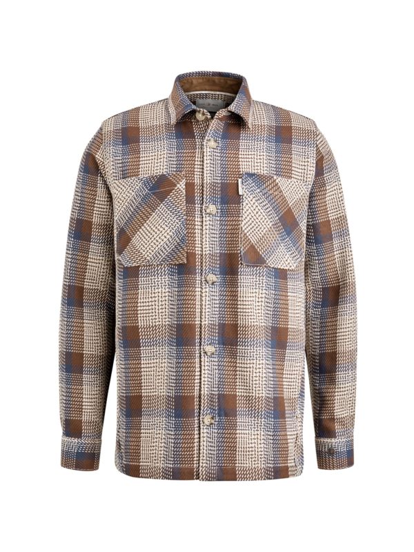 CAST IRON OVERSHIRT, LONGSLEEVE HEAVY CHECK SHIRT