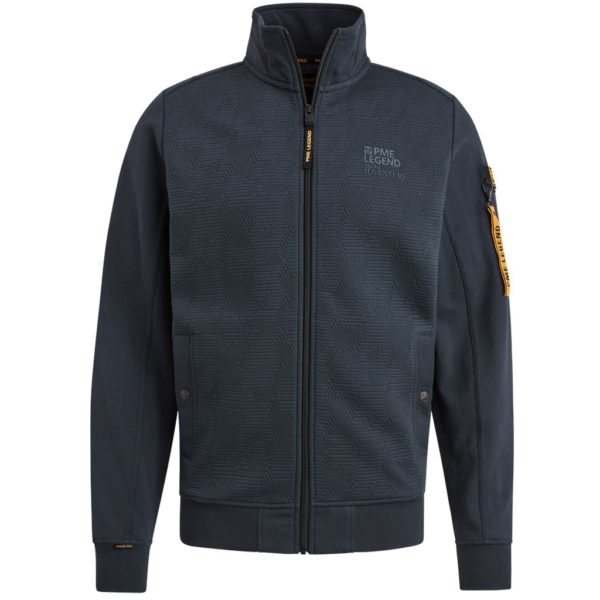 PME-Legend VEST, JAQUARD INTERLOCK SWEAT