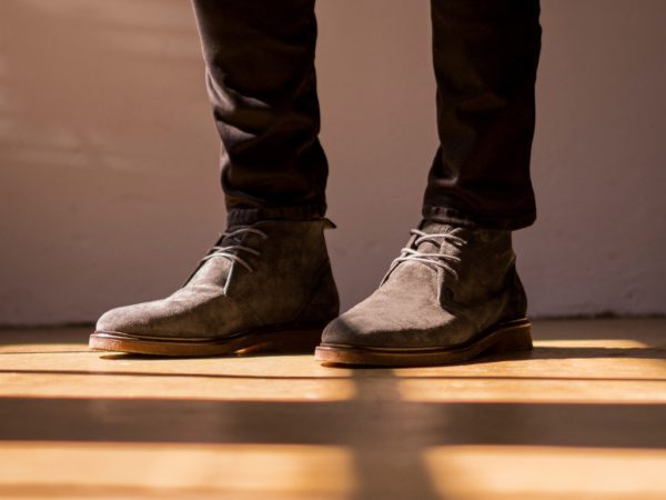 REHAB SCHOENEN, KAS GREY BROWN DESERT BOOT - Afbeelding 5