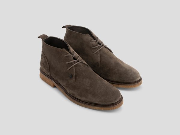 REHAB SCHOENEN, KAS GREY BROWN DESERT BOOT